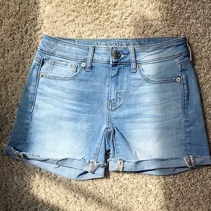 super stretch X jean shorts